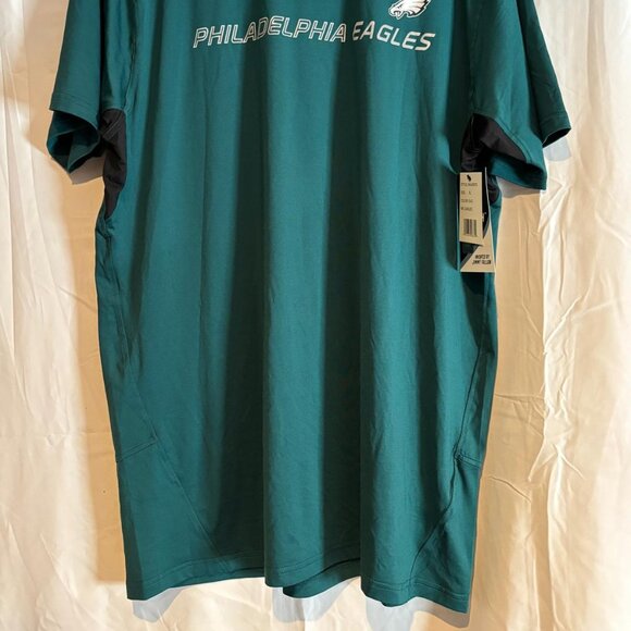 Philadelphia Eagles Men’s Graphic Performance Tee Green Black Size XL - Picture 2 of 2